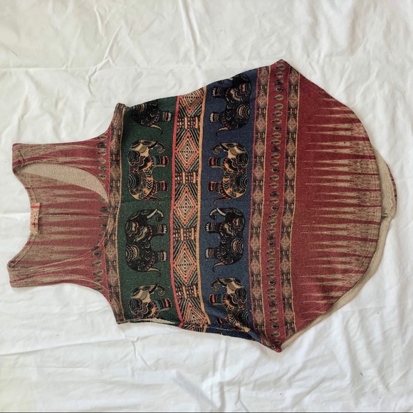 🔥BOGO FREE- Elephant knit sweater tank top - Picture 5 of 11